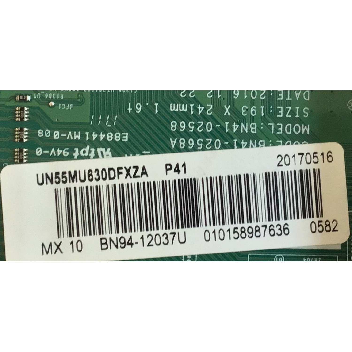KIT DE TARJETAS PARA TV SAMSUNG / MAIN BN94-12037U / BN41-02568A / FUENTE BN44-00807A / L55S6_FHS / PANEL CY-GK055HGLV5H / MODELO UN55MU630DFXZA FA01 - Imagen 2
